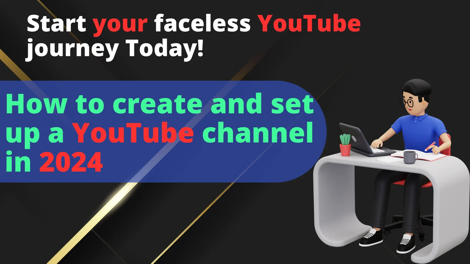How to create a YouTube channel in 2024| Beginners step-by-step guide